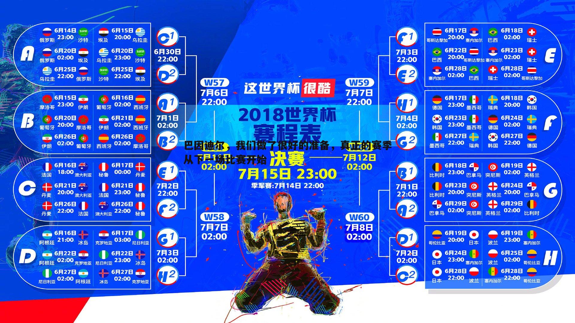 巴因迪尔，我们做了很好的准备，真正的赛季从下一场比赛开始